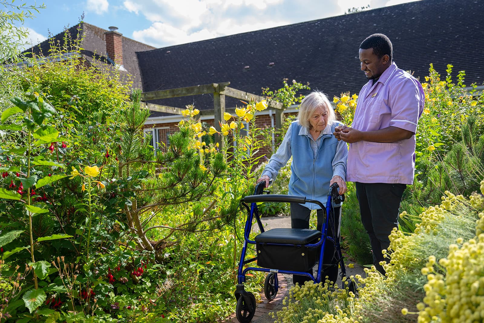 A stroll in the garden